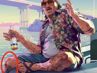 GTA6截图惊现《侠盗猎魔》彩蛋：猪鼻猪头猪耳朵