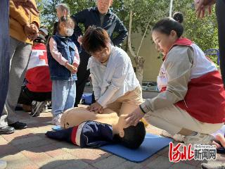 石家庄市新华区天苑街道开展防灾减灾宣传活动