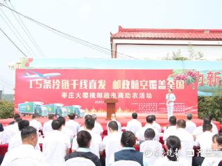 “航空+冷链+高铁”再提速，邮政助力枣庄樱桃走向全国