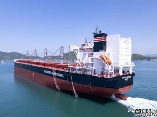 全球首艘！日本邮船甲醇双燃料散货船交付