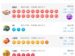 5月18日福彩中奖号码