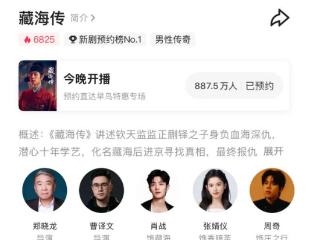 《藏海传》启幕，肖战人气井喷式增长，网友热议不断！