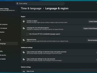 微软淘汰Windows控制面板进度+1：两项语言选项迁至设置