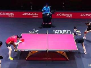 王楚钦/孙颖莎组合3-0取胜多哈逞威 国乒风范依旧