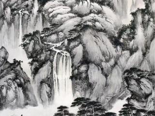 林存安《山高水长》：山水画中的哲思
