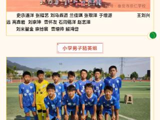 崇仁学校足球代表队在2025年岱岳区中小学生"旋风少年"足球联赛斩获佳绩