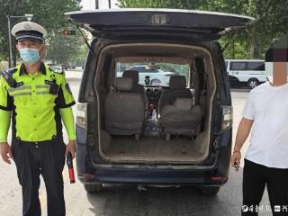 面包车“爆改”变“货车”，聊城一男子被罚