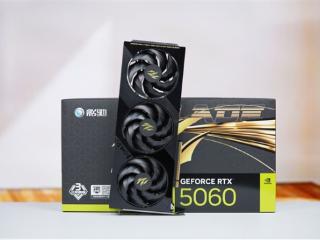 支持磁吸Logo灯！影驰RTX 5060魔刃显卡图赏