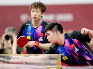 多哈世乒赛：国乒第三日10胜1负！单打5人晋级，双打爆冷输球