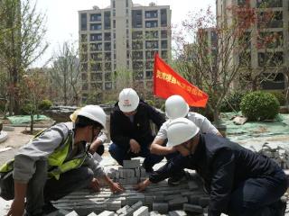 党员先锋在行动丨城发集团灵湾瑞城项目绘就绿色新画卷