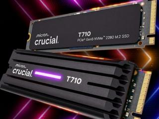 英睿达宣布PCIe 5.0 SSD T710：读取高达14.9GB/s 其他弱点