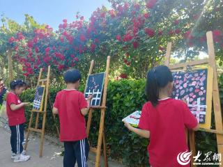 利津县第二实验幼儿园开展“蔷薇花开”主题绘画活动