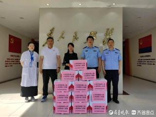 警民心连心清凉润警心|菏泽华厦眼科医院为丹阳派出所送“清凉”