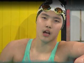 冠军赛12岁河北小将女子200蝶摘金 第二张游泳世锦赛门票到手！