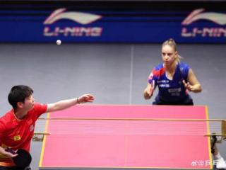 世乒赛女单：孙颖莎4-0轻取法国选手晋级16强，下一轮面对申裕斌