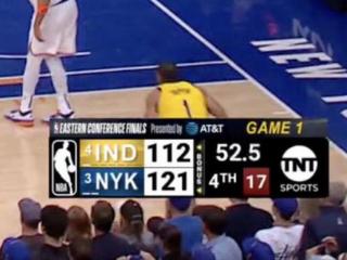 步行者40秒逆雄鹿7分 47秒逆7分2-0骑士 今天51秒填9分坑加时
