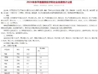 东平县锚定“五年内GDP和税收收入翻番”目标，2024年同比增长5.8%