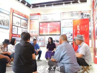 岚山区“牢记嘱托走在前”暨“红马扎 面对面”宣讲走进碑廓镇山东军区军事工作会议旧址