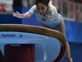 全国体操锦标赛丨刘津茹获女子跳马决赛冠军
