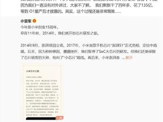 玄戒O1被严重低估了 雷军：不少人觉得做芯片很容易 其实这个过程非常艰难