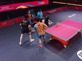 0-1到3-1逆转！王楚钦/孙颖莎淘汰松岛/张本 距离三连冠仅差两胜