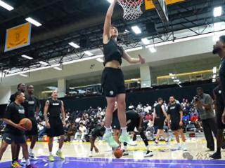 杨瀚森参加湖人试训，多位NBA球队高管现场观看