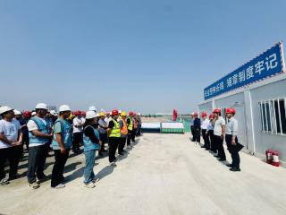 匠心铺路筑基 舟海路（区界至慕信路）道路及配套工程组织观摩会