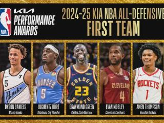公布了！NBA最佳防守阵容！雷霆又是最大赢家……