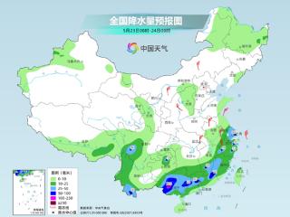 南方强降雨核心区转移至华南等地 长江以南迎降温
