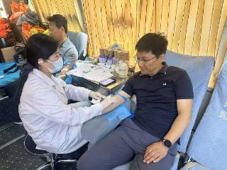 人保财险河北沧州南皮支公司：无偿献血 传递爱心