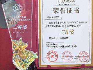 武汉文理学院在第十九届江城之星心理知识竞赛获佳绩