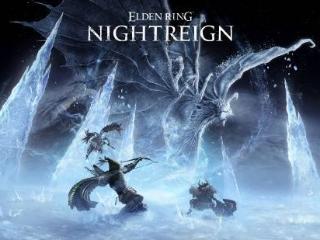 《老头环黑夜君临》超帅新图公布！蓝龙大战三勇士