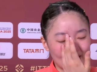 对王曼昱0胜6负！16岁张本美和哭成泪人+数次崩溃：她实在太强了
