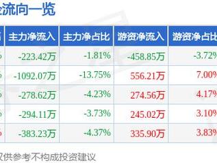海博思创（688411）5月23日主力资金净卖出223.42万元