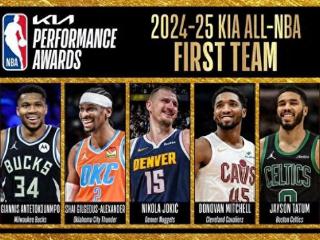 NBA官宣最佳阵容：亚历山大领衔一阵，詹姆斯库里二阵
