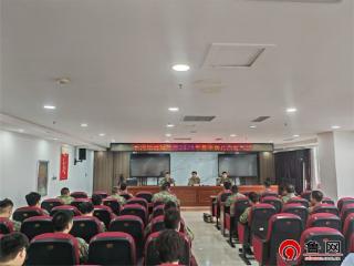 德州天衢新区长河街道举行基干民兵点验大会