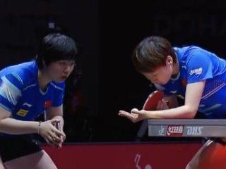 世乒赛女双半决赛：王曼昱/蒯曼3-0张本美和/木原美悠，晋级决赛