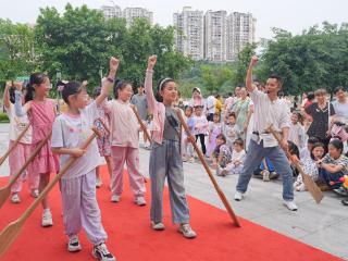 重庆北碚：川江号子进社区