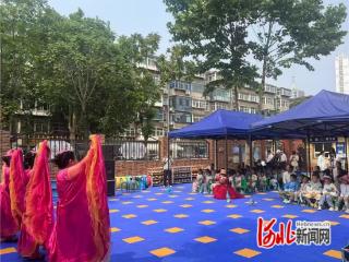 石家庄市裕华区尖岭小区社区开展文化进基层惠民演出