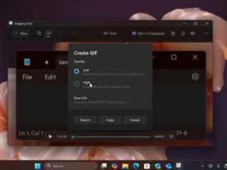 更方便！微软Windows 11截图工具将支持保存为GIF：还有全新快捷键