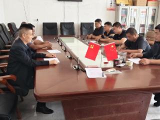 无棣县芦家河子乡村供水有限公司进村“双报到”供水润民心