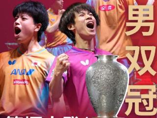 多哈世乒赛男双决赛：林昀儒/高承睿2-3不敌户上隼辅/篠塚大登