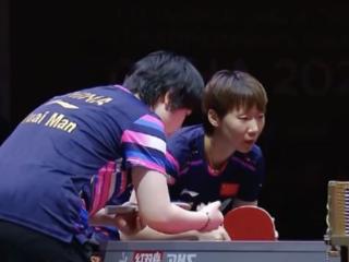 王曼昱/蒯曼横扫夺世乒赛冠军！全场异常轻松，仅用时21分钟！