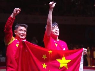 王楚钦4比1击败雨果，多哈世乒赛夺冠，迈出大满贯第一步