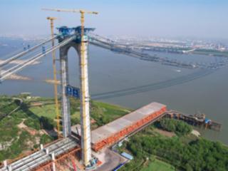 世界最大跨径四主缆悬索桥！燕矶长江大桥主缆架设完成