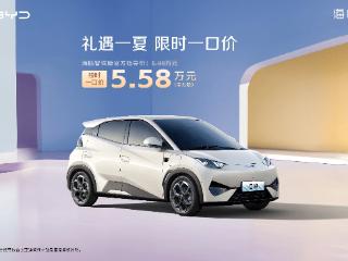 比亚迪海洋网推限时一口价 海鸥智驾版5.58万元起/海豹06DM-i智驾版7.68万元起