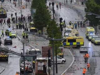英国利物浦汽车冲撞人群已致27人受伤 事发现场视频曝光
