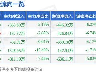 光大同创（301387）5月27日主力资金净卖出363.83万元