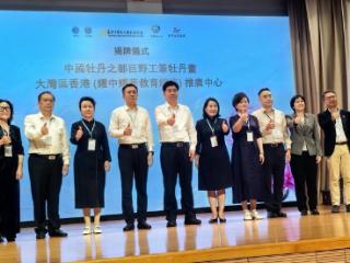 香江潮涌紫荆艳，盛世同心绘牡丹—巨野工笔牡丹画搭起港菏连心桥