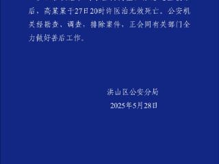 武汉一11岁男孩坠亡，警方通报：排除案件